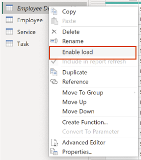 Disable load