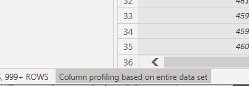 Entire dataset profiling