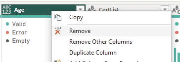 Remove Age