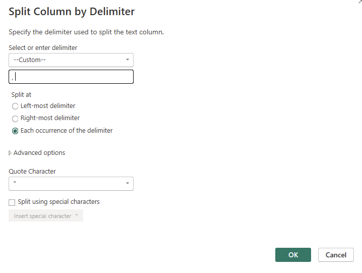 Rename columns